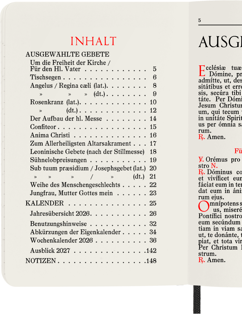 Taschenkalender 2026