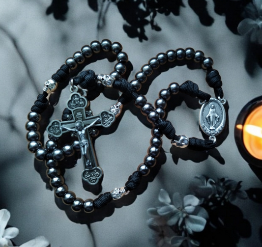 Memento Mori Paracord-Rosenkranz