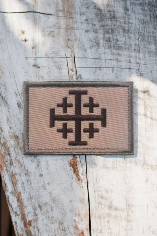 Jerusalemer Kreuz Patch