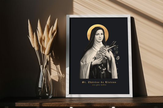 Wandbild Hl. Therese von Lisieux