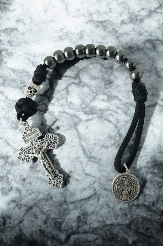 Memento Mori Fingerrosenkranz Paracord