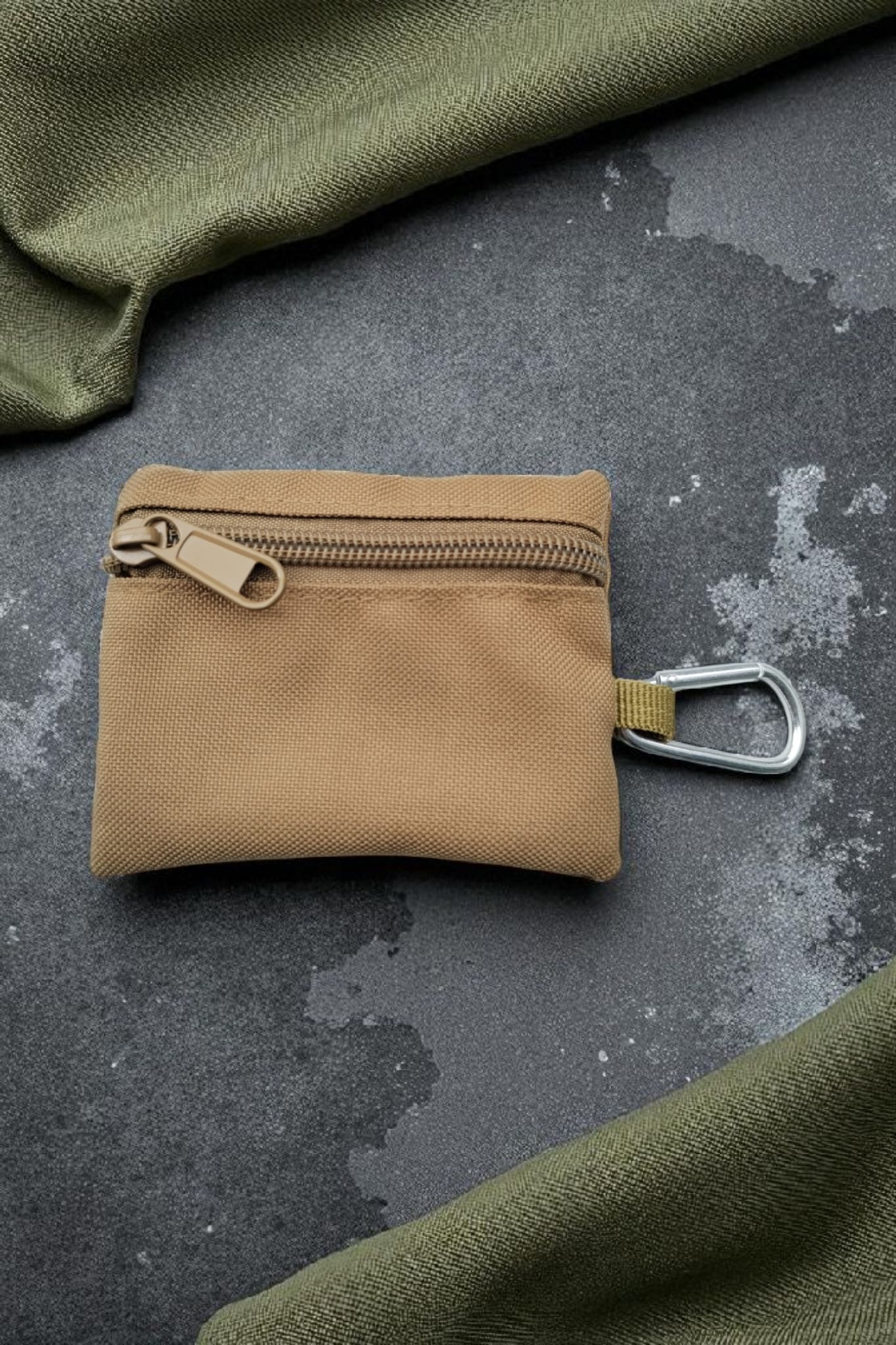 Robuste Rosenkranztasche Sand