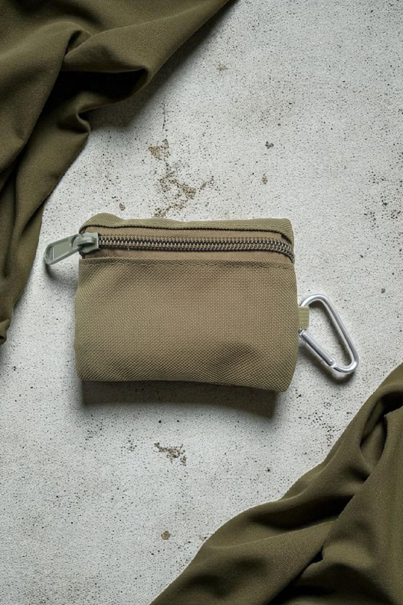 Robuste Rosenkranztasche Olivgrün
