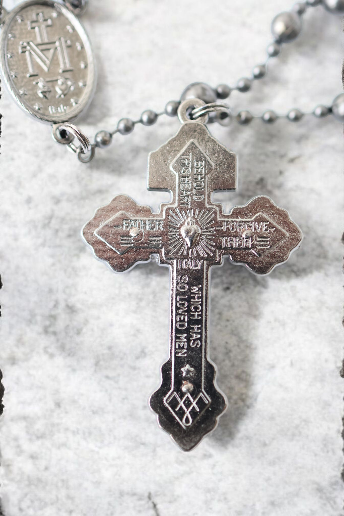 Combat Rosary - Soldiers Edition gun metal