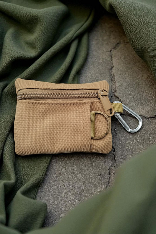 Robuste Rosenkranztasche Sand