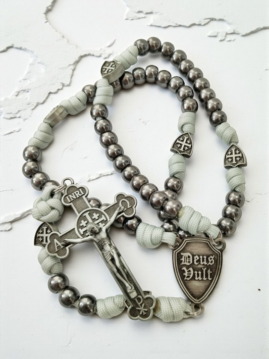 DEUS VULT Gladius-Rosenkranz