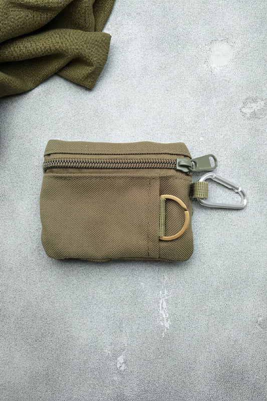 Robuste Rosenkranztasche Olivgrün