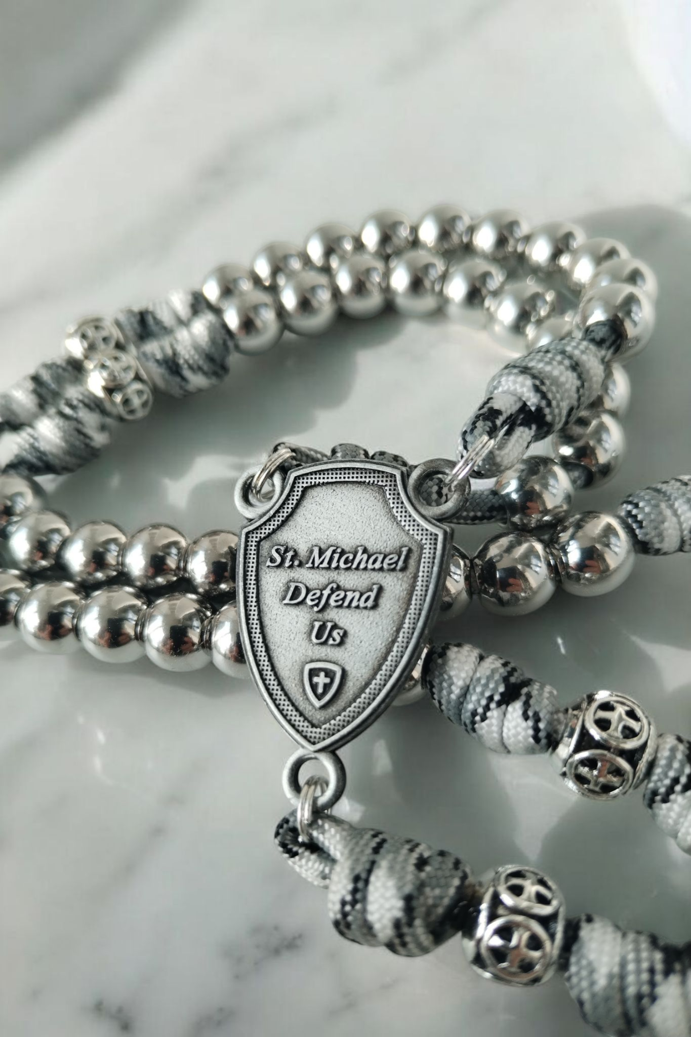 Erzengel Michael Paracord-Rosenkranz