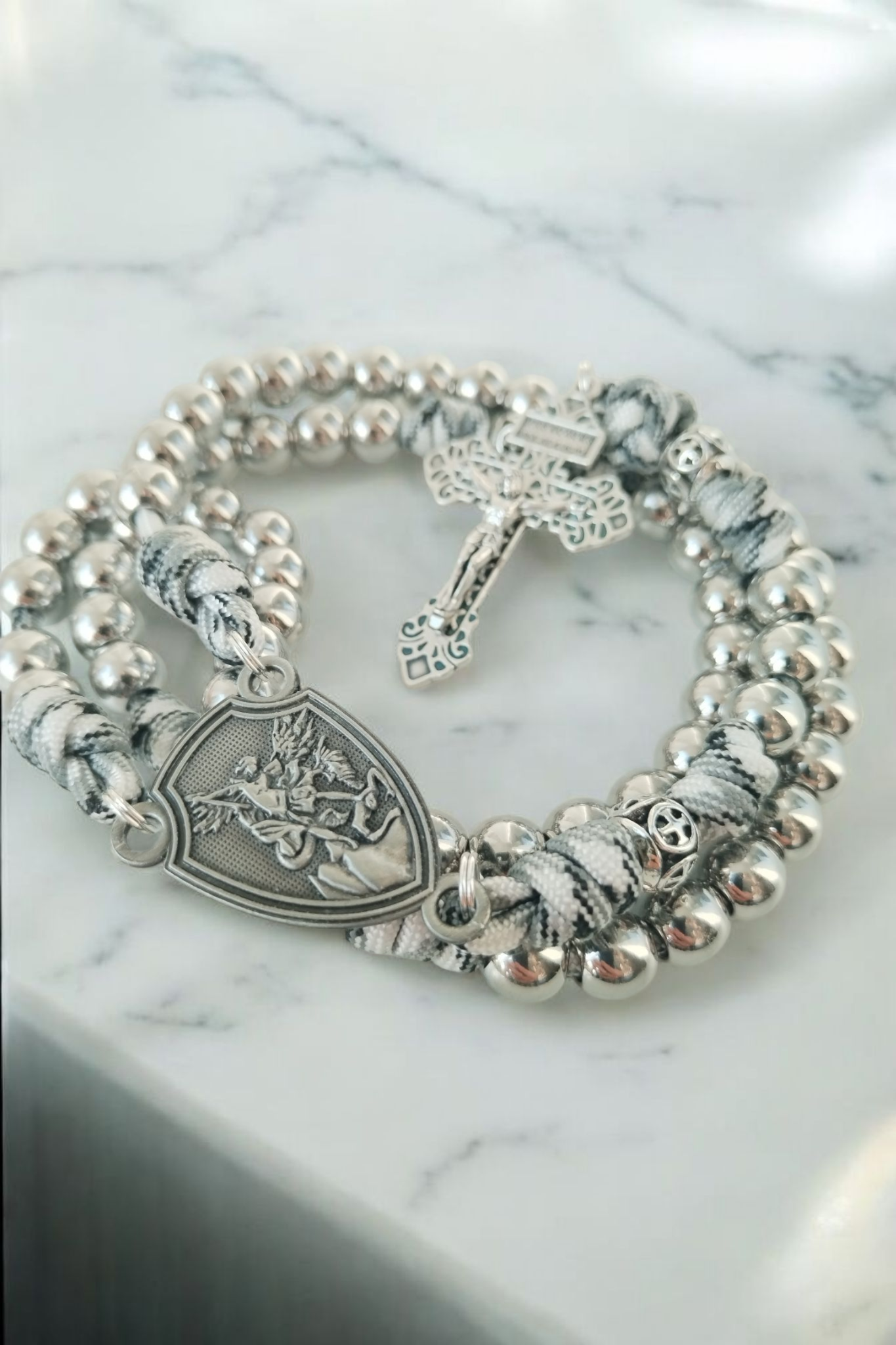 Erzengel Michael Paracord-Rosenkranz
