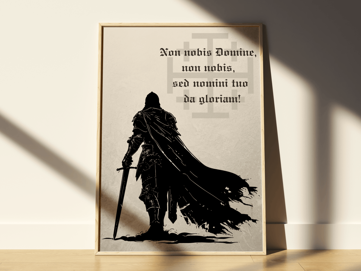 Deus Vult Poster - MarcellusOnlineShop