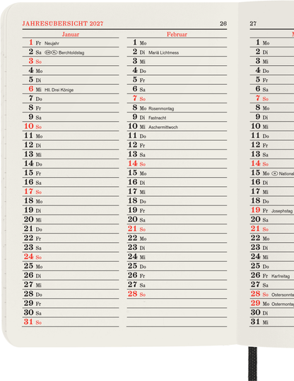 Agenda de poche 2026