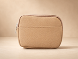Robuste Rosenkranztasche in Sand für große und kleine Rosenkränze