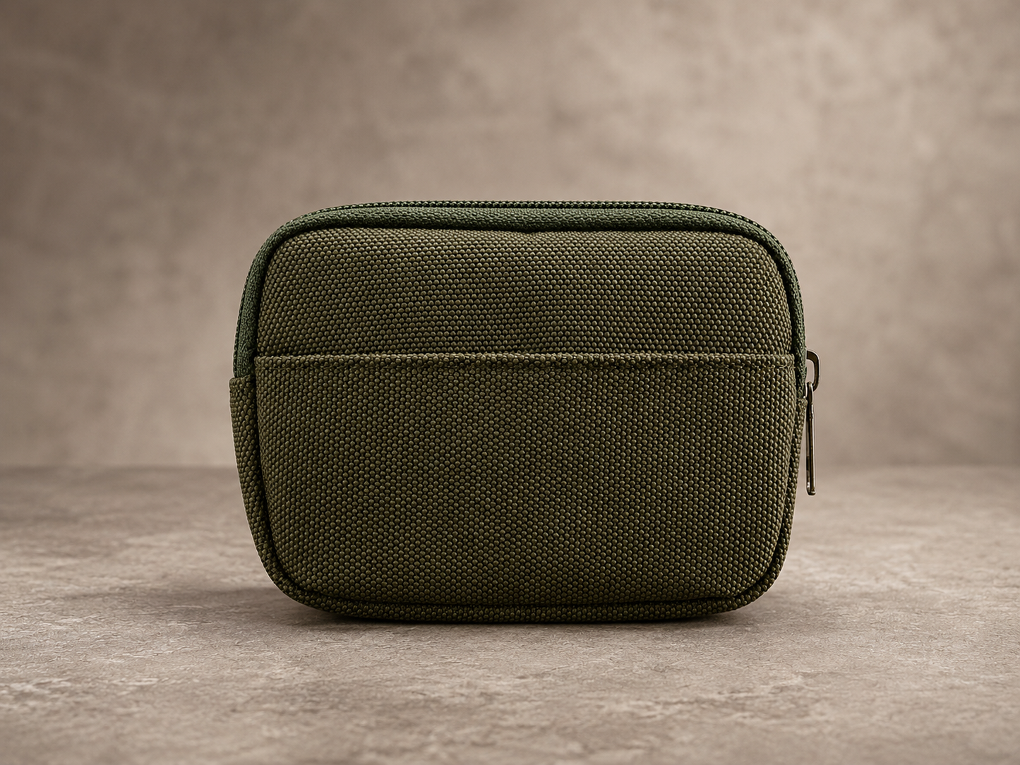 Robuste Rosenkranztasche Olivgrün