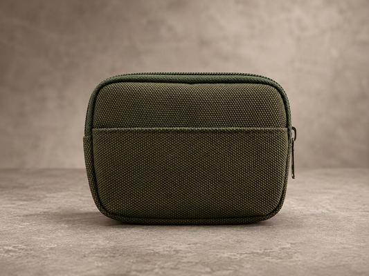 Robuste Rosenkranztasche Olivgrün