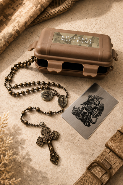 Combat Rosary Soldiers Edition, Detail der Bronzeperlen – Ansicht 3