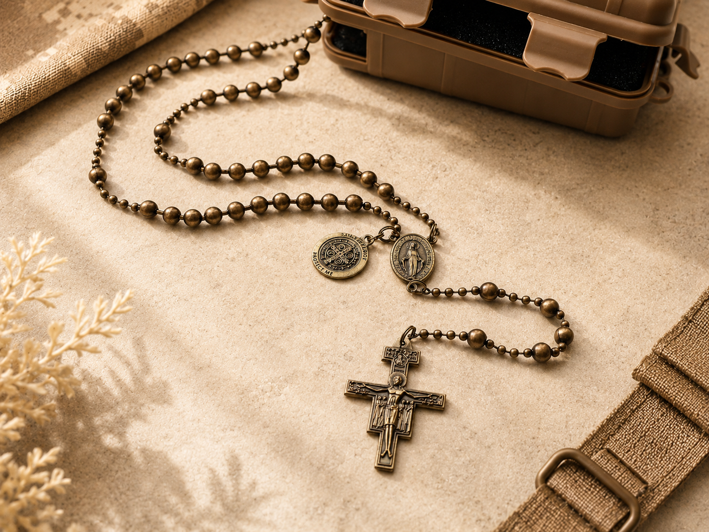 Combat Rosary - Soldiers Edition bronze