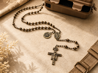 Combat Rosary - Soldiers Edition bronze