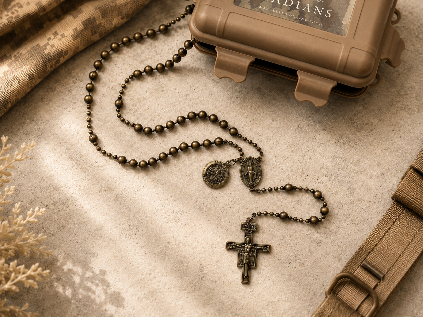 Combat Rosary Soldiers Edition in Bronze – Ansicht 2