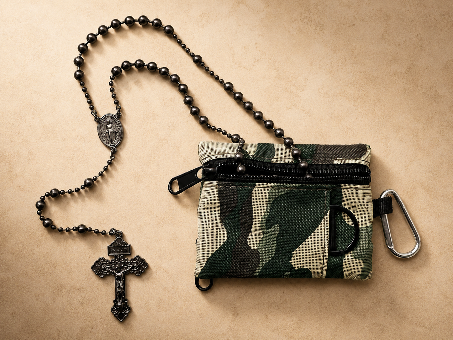 Robust rosary bag camouflage