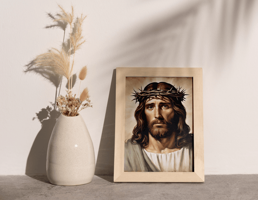 Christus mit Dornenkrone Wandbild - MarcellusOnlineShop
