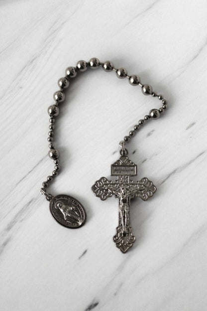Combat Rosary Compact - gun metal - MarcellusOnlineShop