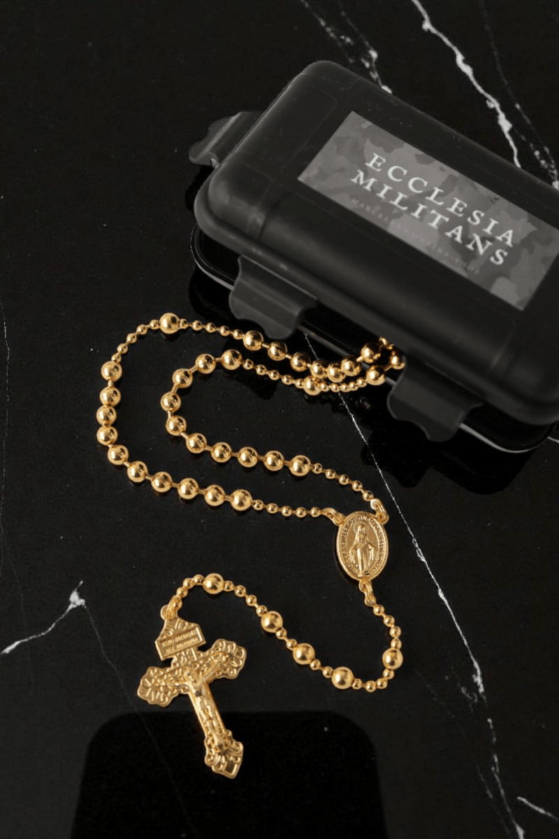 Combat Rosary - Soldiers Edition gold - MarcellusOnlineShop