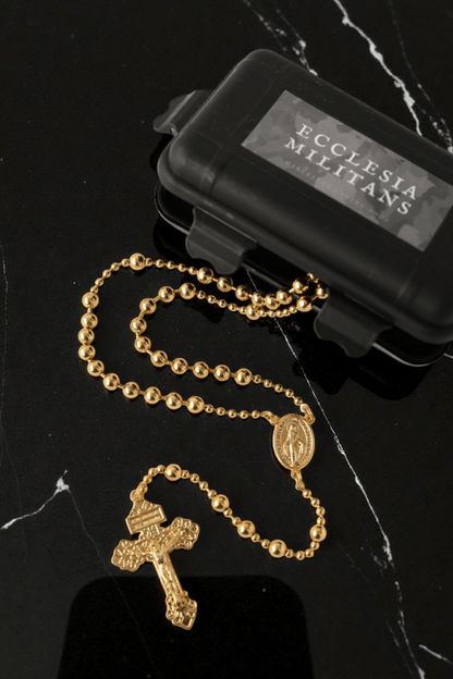 Combat Rosary - Soldiers Edition gold - MarcellusOnlineShop