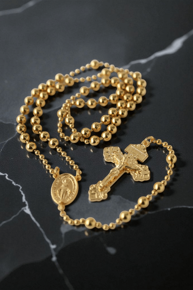 Combat Rosary - Soldiers Edition gold - MarcellusOnlineShop