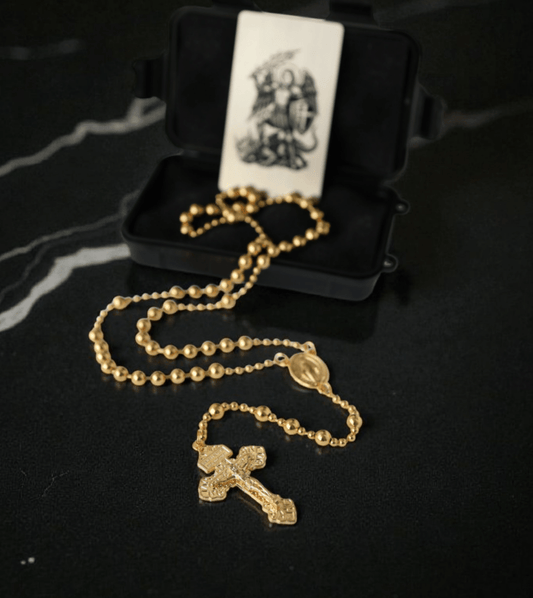Combat Rosary - Soldiers Edition gold - MarcellusOnlineShop