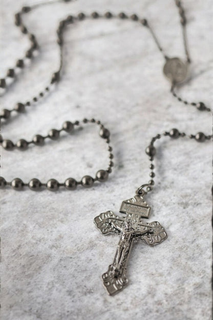 Combat Rosary - Soldiers Edition gun metal - MarcellusOnlineShop