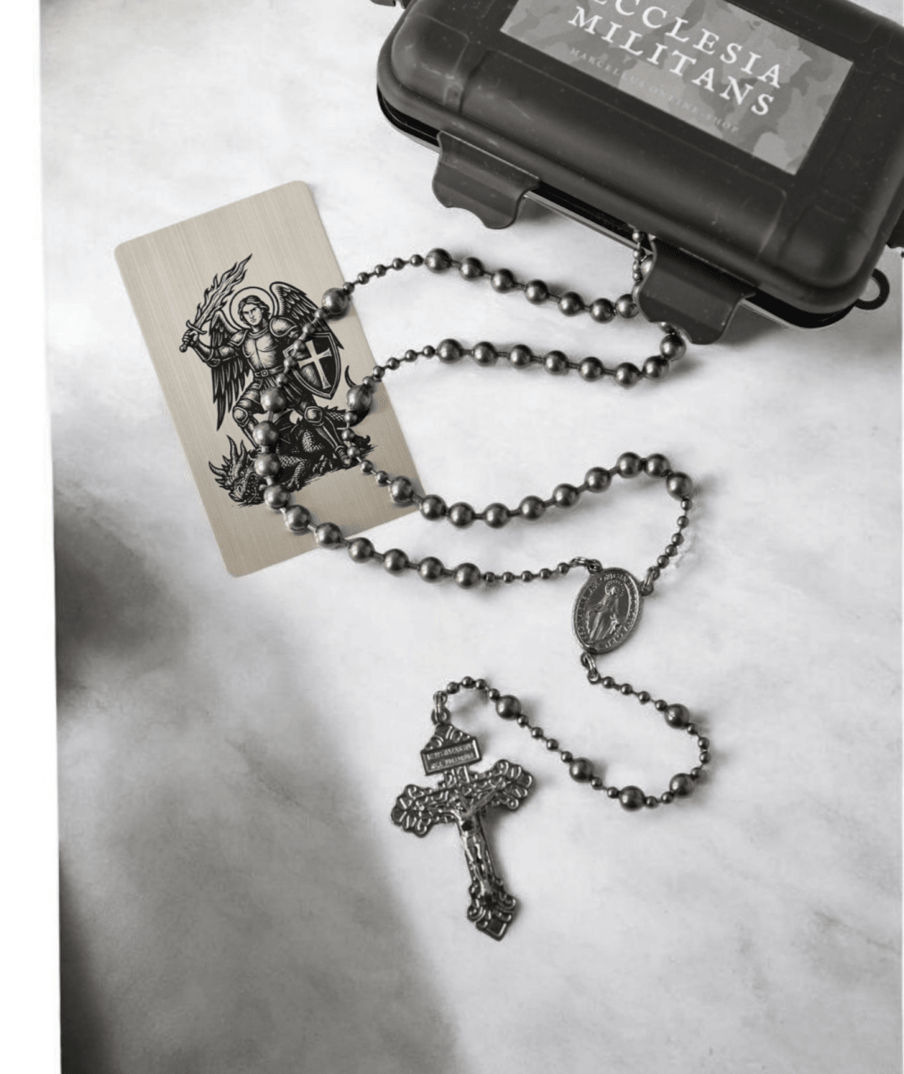 Combat Rosary - Soldiers Edition gun metal - MarcellusOnlineShop