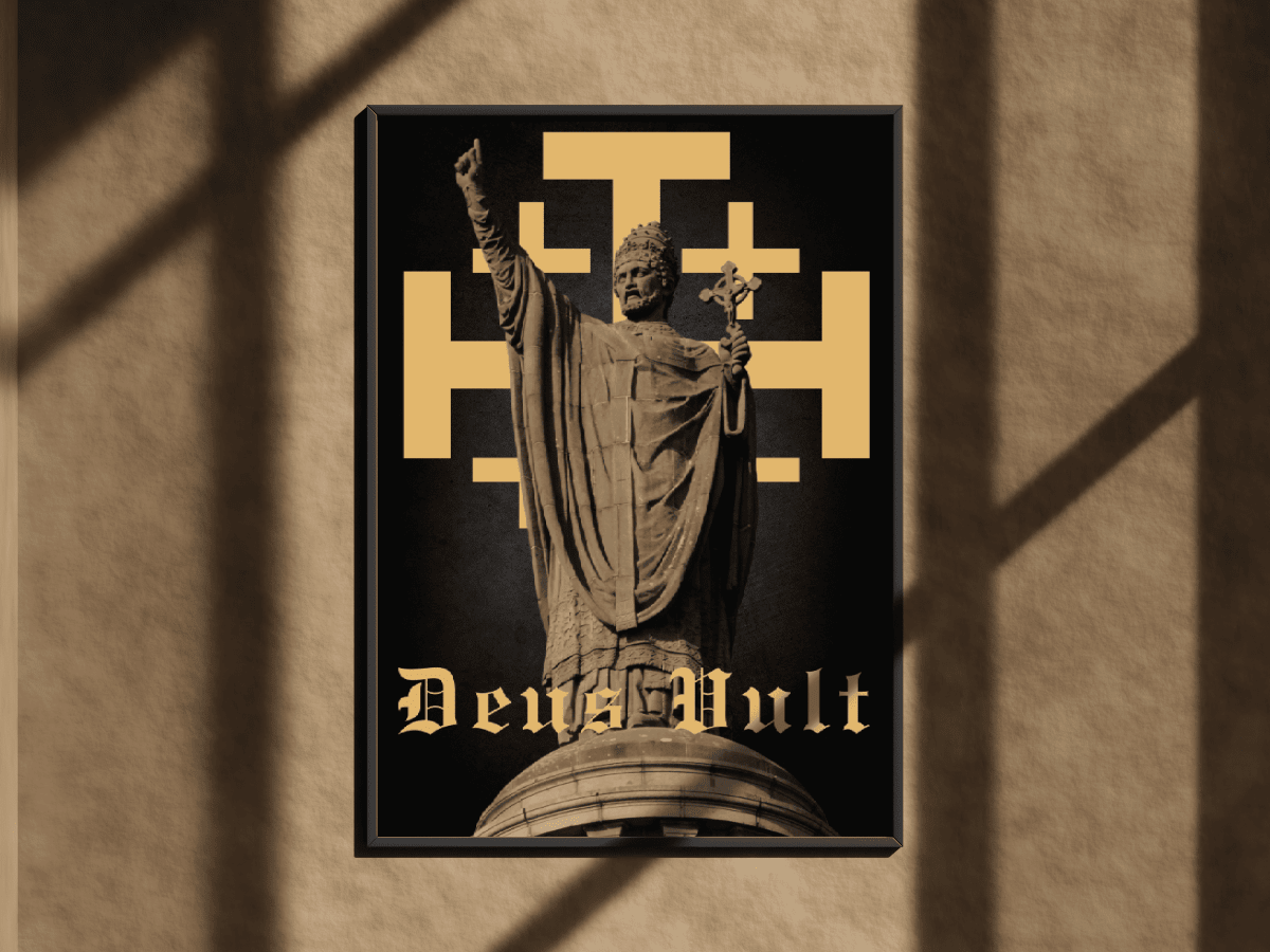 Deus Vult Poster - MarcellusOnlineShop