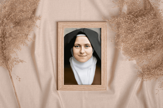 Hl. Therese von Lisieux Portrait - Wandbild - MarcellusOnlineShop