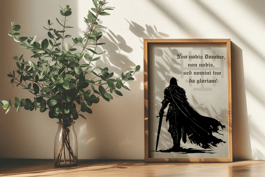 Kreuzritter - Wandbild - MarcellusOnlineShop