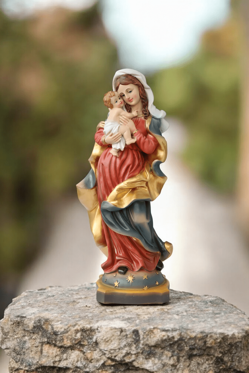 Maria mit Kind Statue - MarcellusOnlineShop