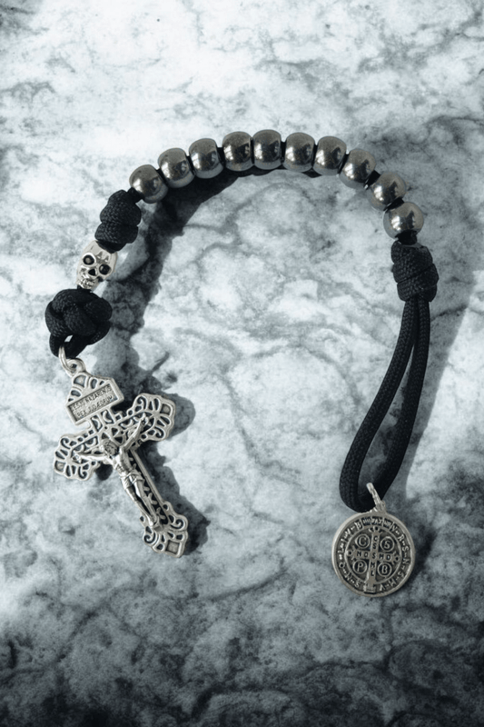 Memento Mori Fingerrosenkranz Paracord - MarcellusOnlineShop
