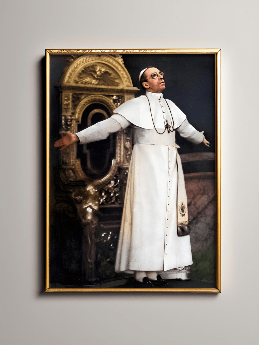 Papst Pius XII. - Wandbild - MarcellusOnlineShop