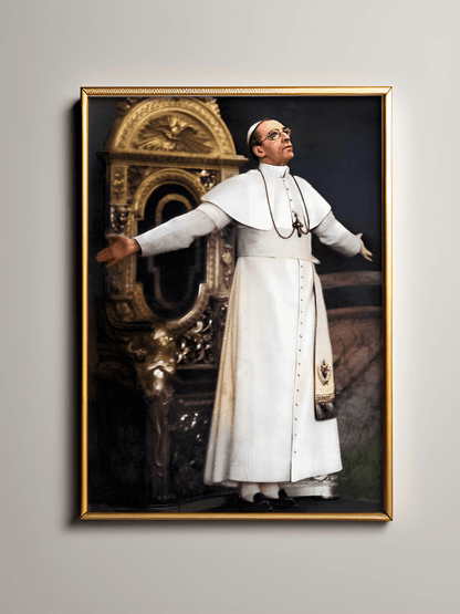 Papst Pius XII. - Wandbild - MarcellusOnlineShop