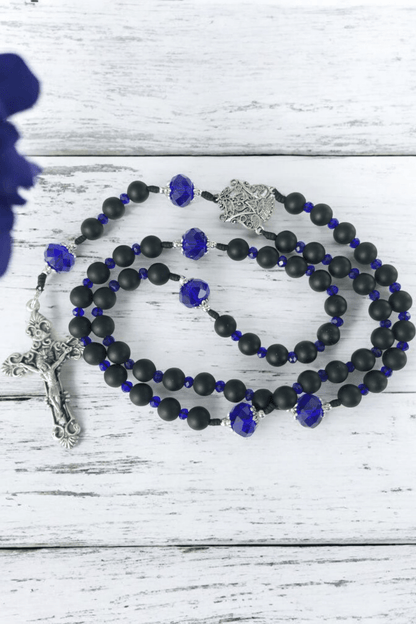 Regina caeli Rosenkranz - saphirblau - MarcellusOnlineShop