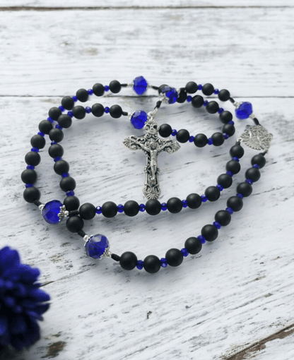 Regina caeli Rosenkranz - saphirblau - MarcellusOnlineShop