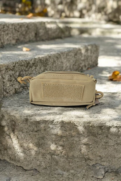 Tasche für Paracord-Rosenkranz sand