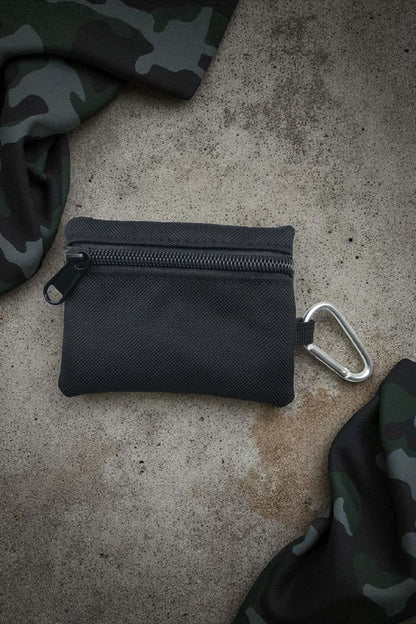 Robuste Rosenkranztasche Schwarz