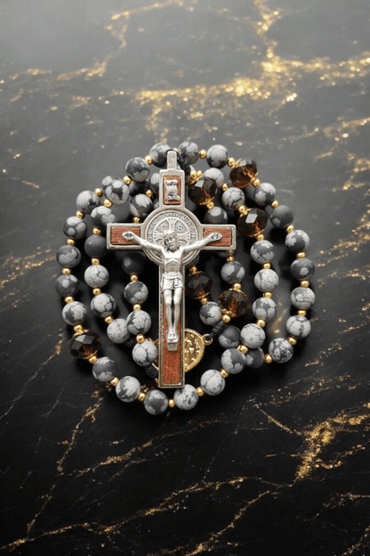 St. Benediktus Bernstein - Rosenkranz (Limited Edition) - MarcellusOnlineShop
