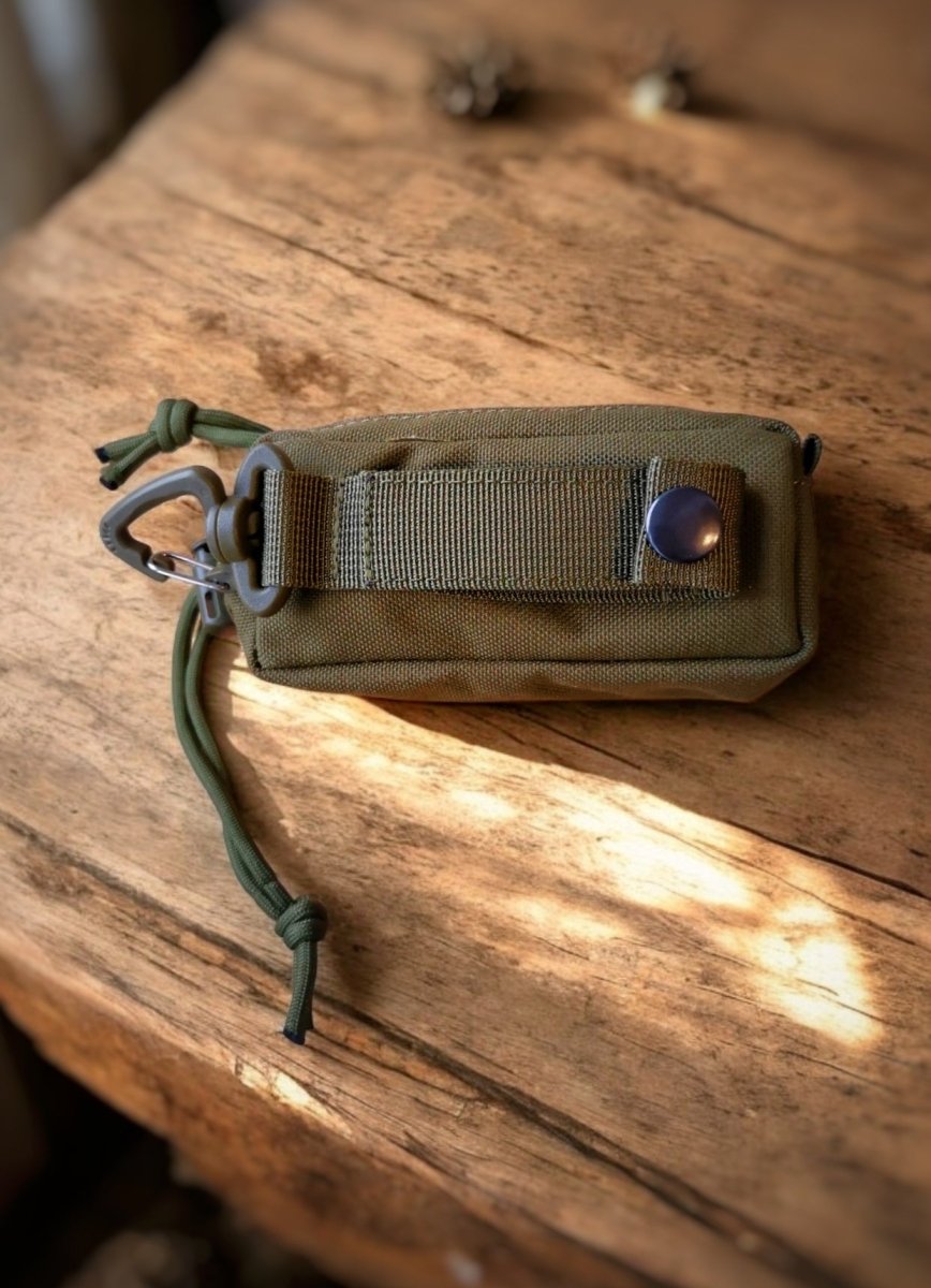 Tasche für Paracord - Rosenkranz Olivgrün - MarcellusOnlineShop
