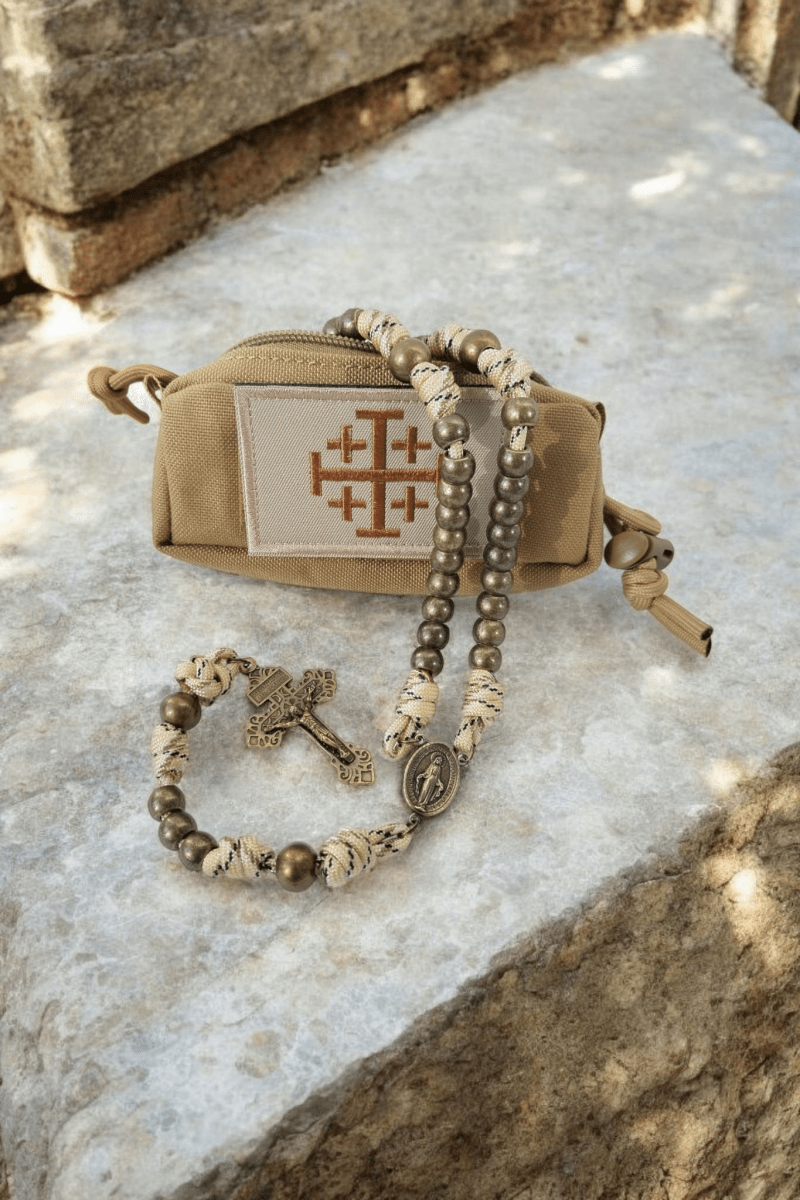 Tasche für Paracord - Rosenkranz Sand - MarcellusOnlineShop