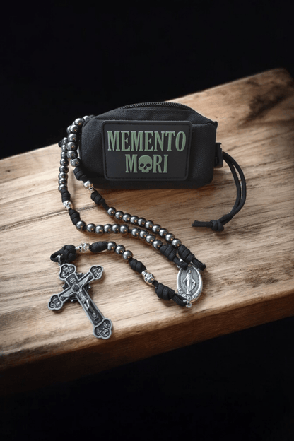 Tasche für Paracord - Rosenkranz Schwarz - MarcellusOnlineShop