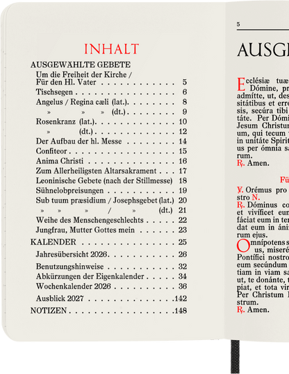 Taschenkalender 2026 - MarcellusOnlineShop