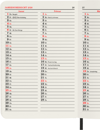 Taschenkalender 2026 - MarcellusOnlineShop