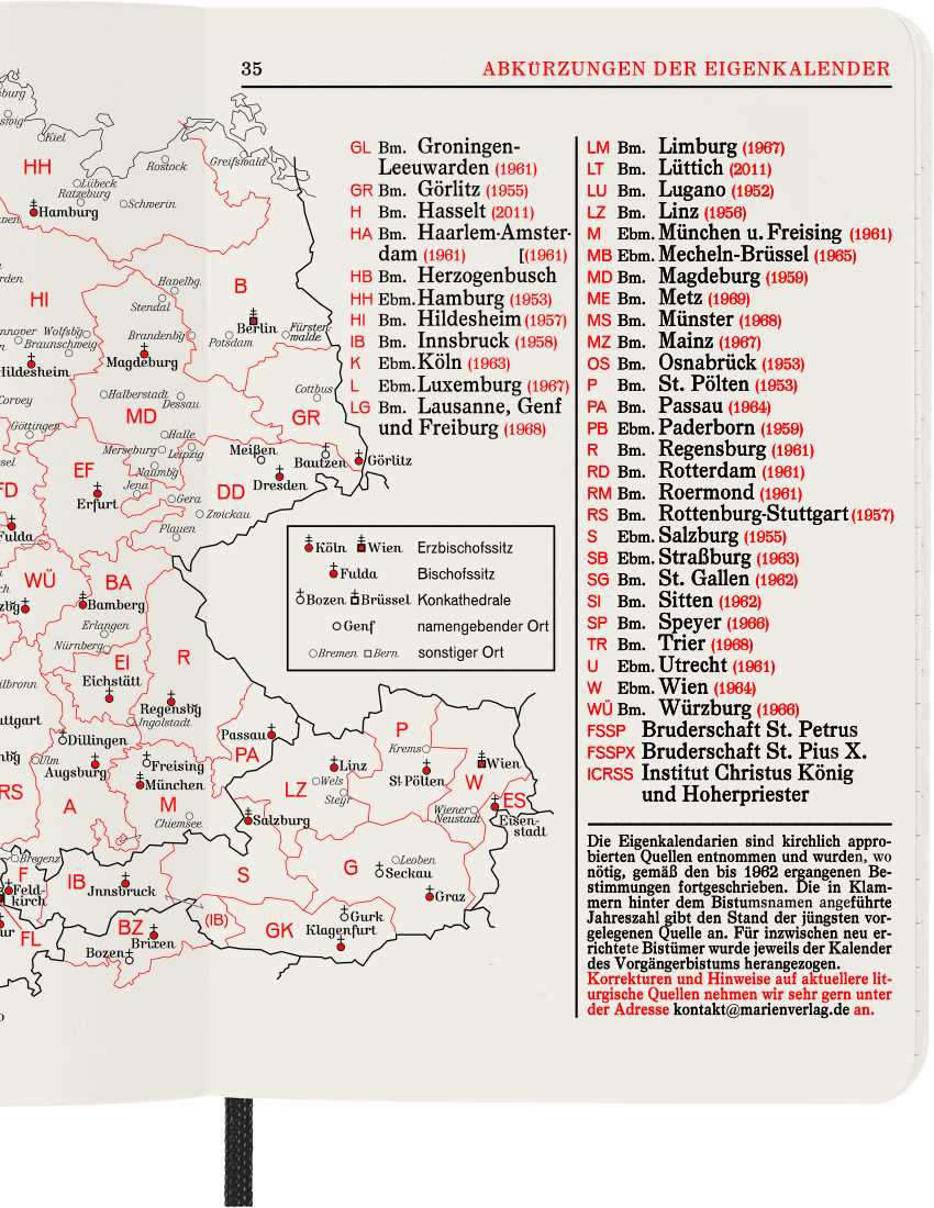 Taschenkalender 2026 - MarcellusOnlineShop